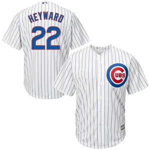 Jason Heyward Chicago Cubs Majestic Official Cool Base Player Jersey - White