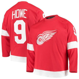 Gordie Howe Detroit Red Wings adidas Heroes of Hockey Throwback Jersey - Red