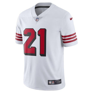 Deion Sanders San Francisco 49ers Nike Color Rush Vapor Untouchable Limited Retired Player Jersey - White