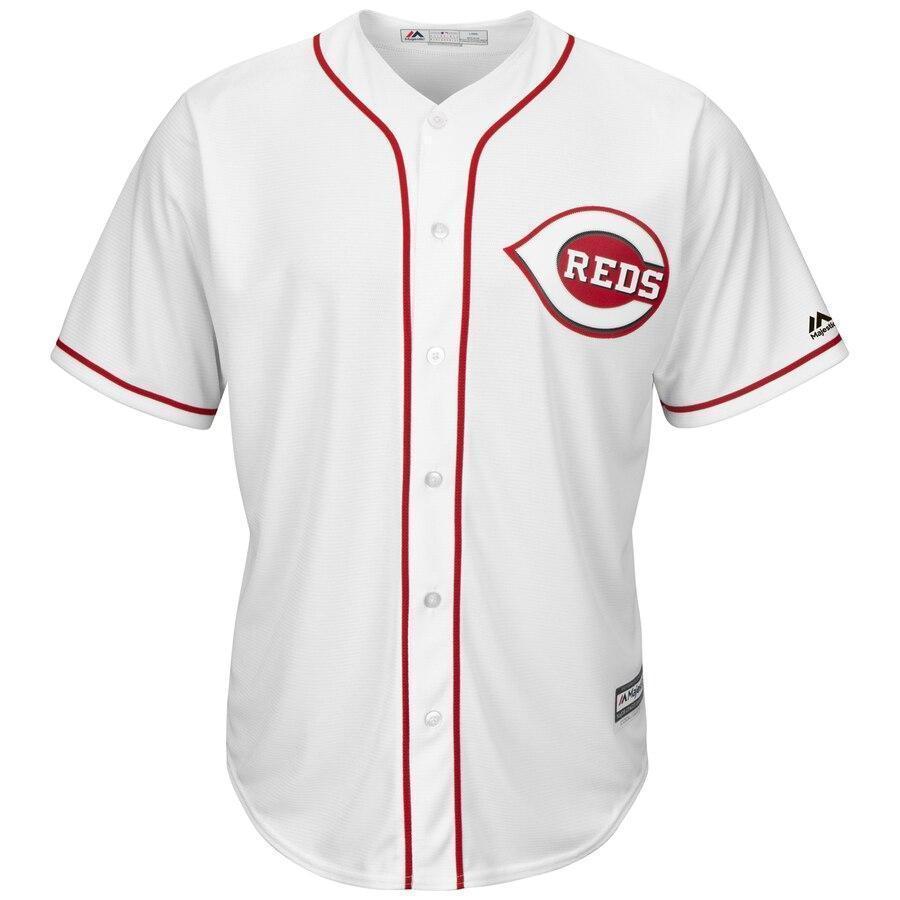 Jesse Winker Cincinnati Reds Majestic Home Cool Base Player Jersey - White