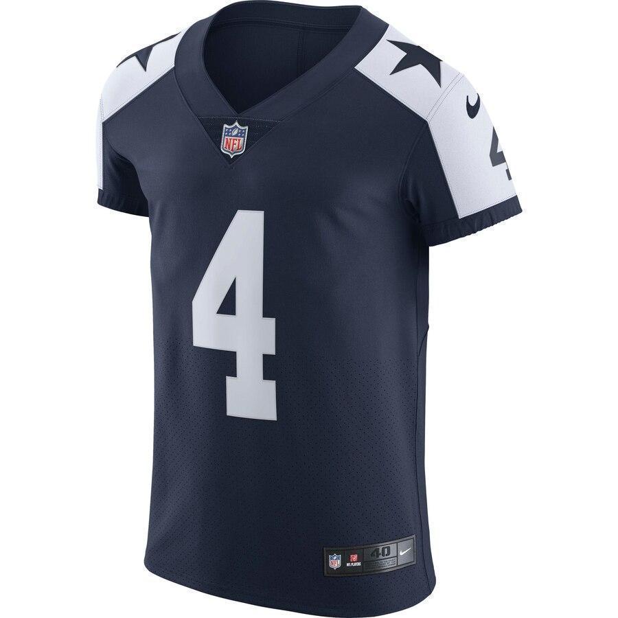 Dak Prescott Dallas Cowboys Nike Alternate Vapor Untouchable Elite Jersey - Navy