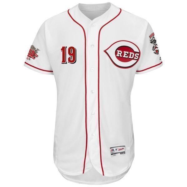 Joey Votto Cincinnati Reds Majestic Home Flex Base Player Jersey – White