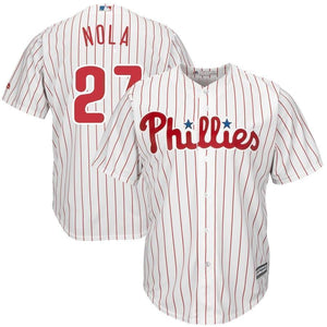 Aaron Nola Philadelphia Phillies Majestic Official Cool Base Player Jersey - White