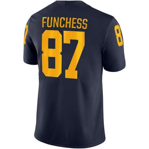 Devin Funchess Michigan Wolverines Jordan Brand Game Jersey – Navy