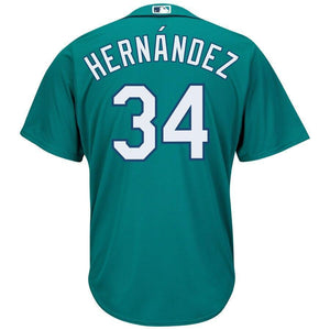 Felix Hernandez Seattle Mariners Majestic Cool Base Player Jersey - Northwest Green