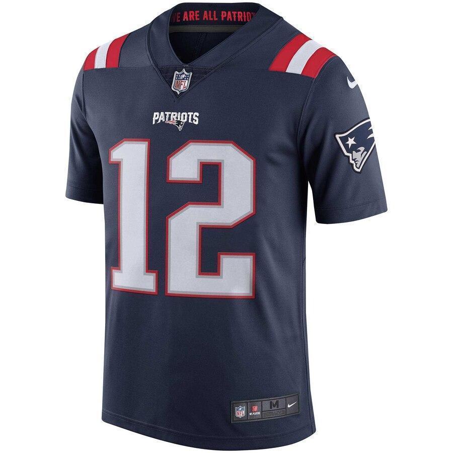 Tom Brady New England Patriots Nike Vapor Untouchable Color Rush Limited Player Jersey - Navy