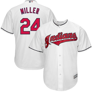 Andrew Miller Cleveland Indians Majestic Home Official Cool Base Player Jersey - White