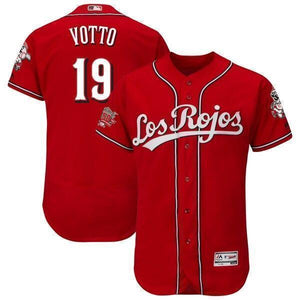 Joey Votto Cincinnati Reds Majestic Alternate Flex Base Player Jersey – Red