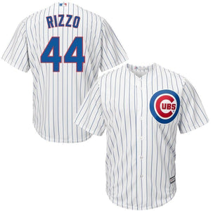 Anthony Rizzo Chicago Cubs Majestic Cool Base Player Jersey - White/Royal