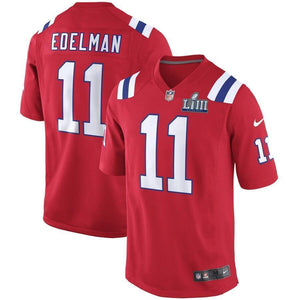 Julian Edelman New England Patriots Nike Super Bowl LIII Bound Alternate Game Jersey - Red