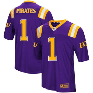 ECU Pirates Colosseum Foos-Ball Football Jersey – Purple