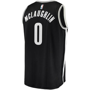 Jordan McLaughlin Brooklyn Nets Fanatics Branded Fast Break Jersey - Icon Edition - Black