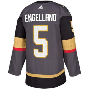 Deryk Engelland Vegas Golden Knights adidas Player Jersey - Gray