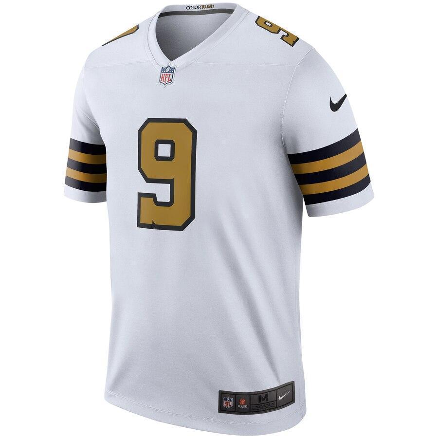 Drew Brees New Orleans Saints Nike Color Rush Legend Jersey - White