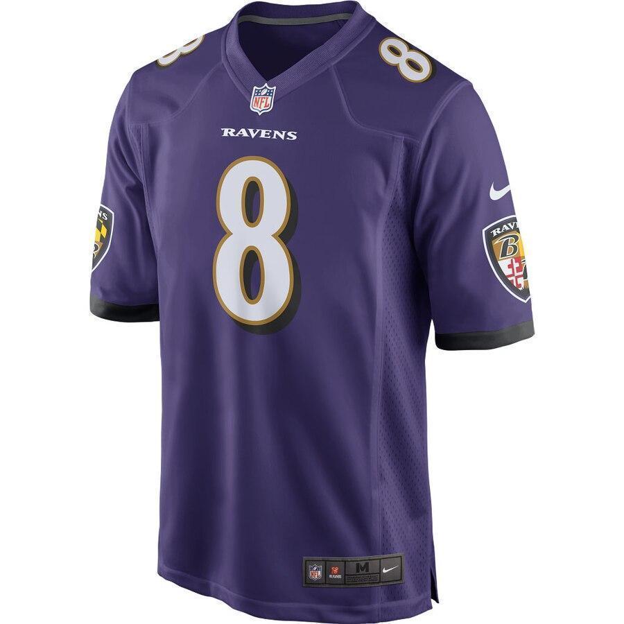 Lamar Jackson Baltimore Ravens Nike Game Jersey - Purple