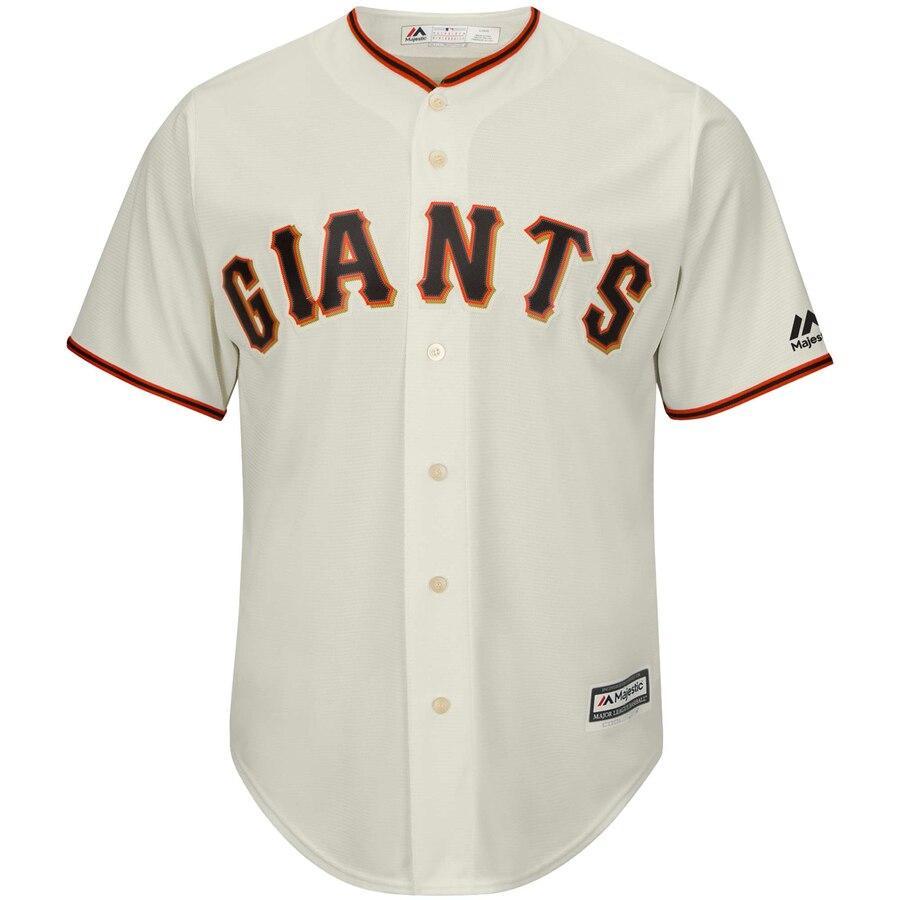 Buster Posey San Francisco Giants Majestic Official Team Cool Base Player Jersey - Cream