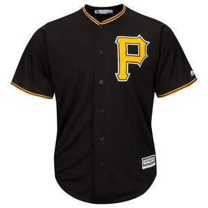 Adam Frazier Pittsburgh Pirates Majestic Alternate Cool Base Player Jersey - Black