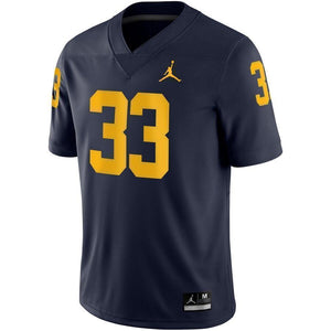 Taco Charlton Michigan Wolverines Jordan Brand Game Jersey – Navy