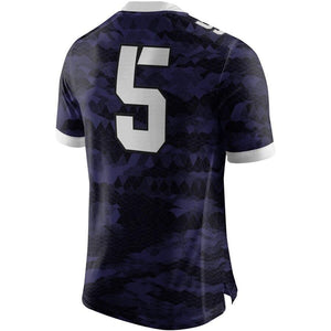 TCU Horned Frogs Nike #5 Limited Football Jersey - Purple