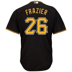 Adam Frazier Pittsburgh Pirates Majestic Alternate Cool Base Player Jersey - Black