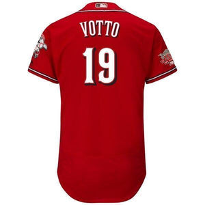 Joey Votto Cincinnati Reds Majestic Alternate Flex Base Player Jersey – Red