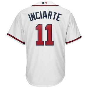 Ender Inciarte Atlanta Braves Majestic 2019 Home Cool Base Player Jersey – White