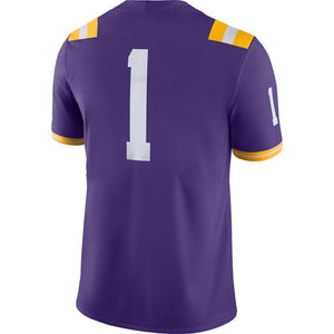 #1 LSU Tigers Nike Game Jersey - Purple