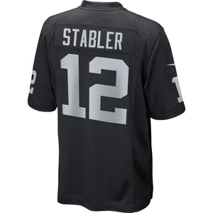 Ken Stabler Oakland Raiders Nike Retired Player Game Jersey - Black