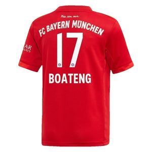 Jérôme Boateng Bayern Munich Home Soccer Jersey 2019-20 Jersey – Red