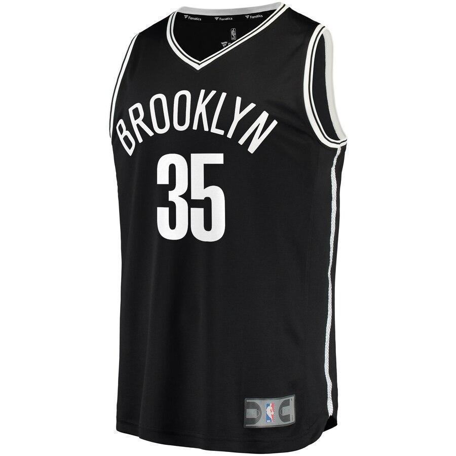 Kenneth Faried Brooklyn Nets Fanatics Branded Fast Break Jersey - Icon Edition - Black