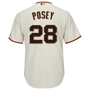 Buster Posey San Francisco Giants Majestic Cool Base Player Jersey - Cream