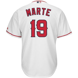 Jefry Marté Los Angeles Angels Majestic Home Cool Base Replica Player Jersey - White