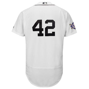 Detroit Tigers Majestic 2019 Jackie Robinson Day Flex Base Jersey – White