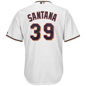 Daniel Santana Minnesota Twins Majestic Cool Base Player Jersey - White