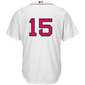 Dustin Pedroia Boston Red Sox Majestic Home Official Cool Base Replica Player Jersey - White