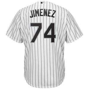 Eloy Jimenez Chicago White Sox Majestic Home Cool Base Player Replica Jersey – White/Black