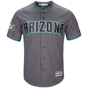 Arizona Diamondbacks Majestic 2019 Jackie Robinson Day Official Cool Base Jersey – Gray