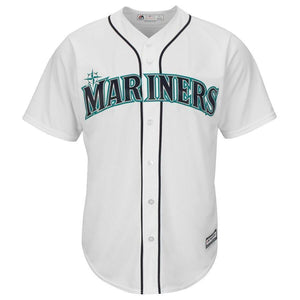 Ken Griffey Jr. Seattle Mariners Majestic Cool Base Player Jersey - White