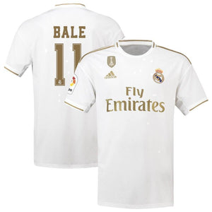 Gareth Bale Real Madrid Home Soccer Jersey 2019-20 Jersey – White