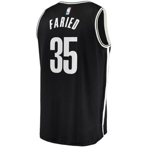 Kenneth Faried Brooklyn Nets Fanatics Branded Fast Break Jersey - Icon Edition - Black