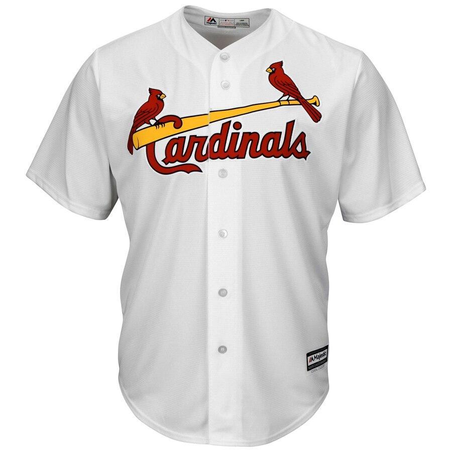 St. Louis Cardinals Majestic Official Cool Base Jersey - White