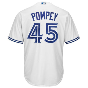 Dalton Pompey Toronto Blue Jays Majestic Cool Base Player Jersey - White