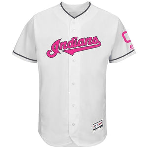 Francisco Lindor Cleveland Indians Majestic Mother's Day Flex Base Jersey - White