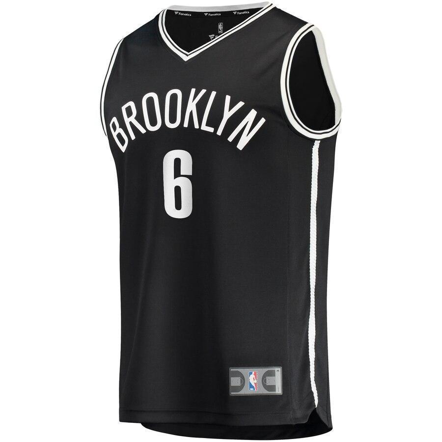 DeAndre Jordan Brooklyn Nets Fanatics Branded Fast Break Replica Jersey Black - Icon Edition