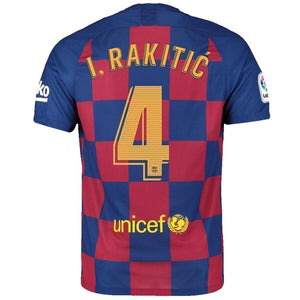 Ivan Rakitic Barcelona Home Soccer Jersey 2019-20 - Royal