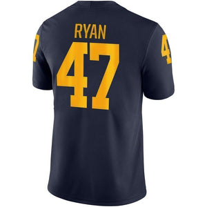 Jake Ryan Michigan Wolverines Jordan Brand Game Jersey – Navy