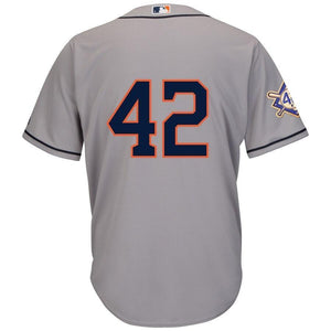 Houston Astros Majestic 2019 Jackie Robinson Day Official Cool Base Jersey - Gray