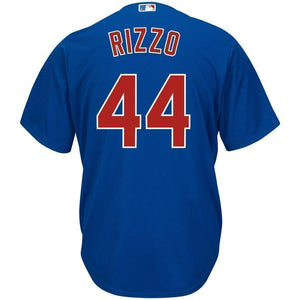 Anthony Rizzo Chicago Cubs Majestic Cool Base Player Jersey - White/Royal