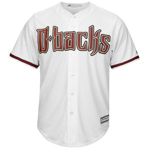 AJ Pollock Arizona Diamondbacks Majestic Official Cool Base Player Jersey - White/Sedona Red