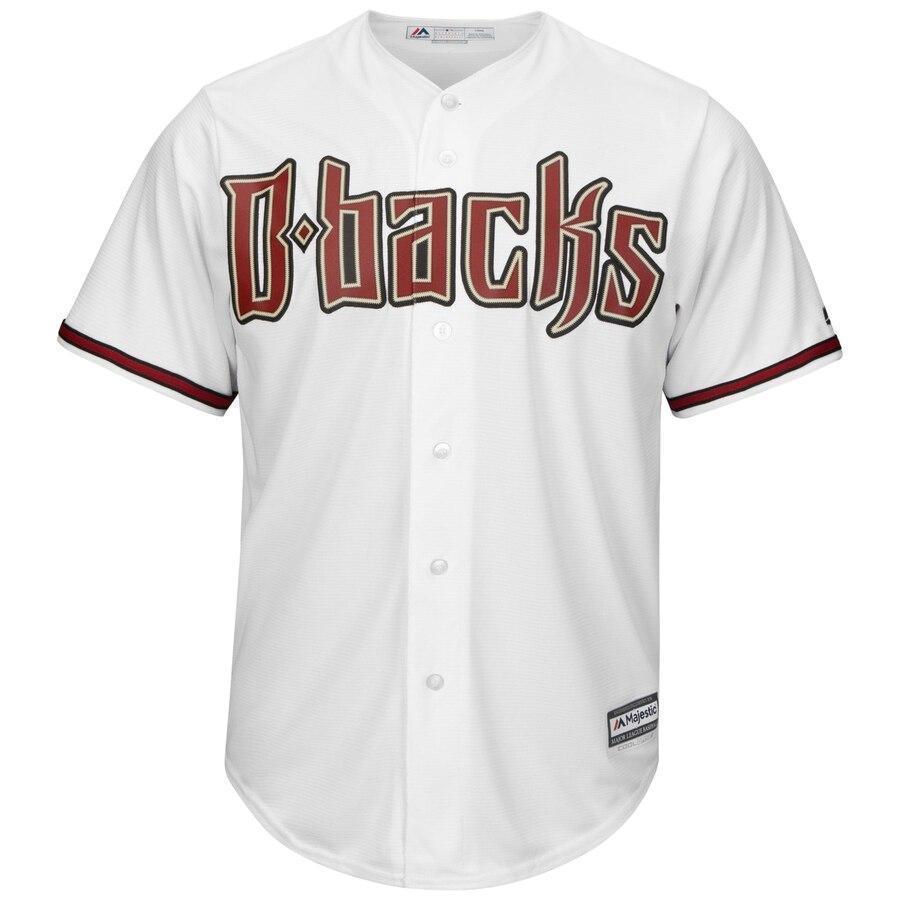 AJ Pollock Arizona Diamondbacks Majestic Official Cool Base Player Jersey - White/Sedona Red